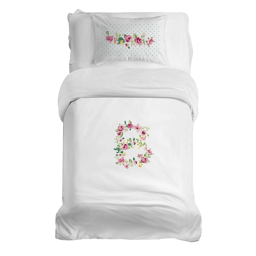 Tuyo Print - Cubreplumón Transición Letras Vintage B