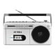 thumbnail image 3 of Boombox Victrola VBB-25-SLV con grabadora de casetes, 3 of 3