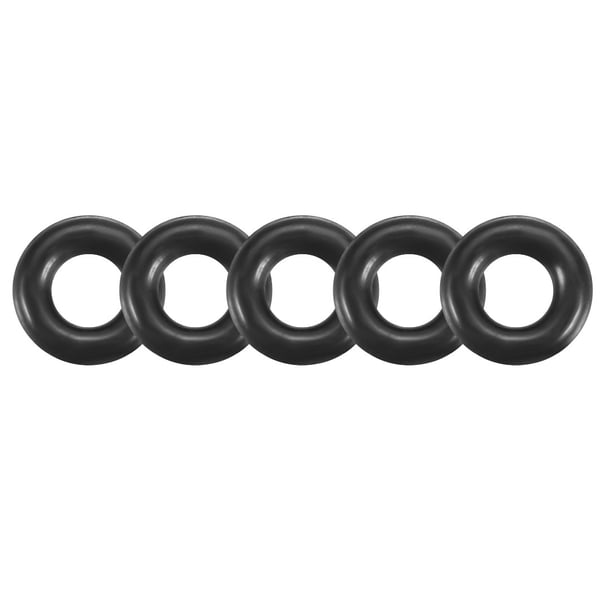 100 piezas de anillos de goma nitrilo negro de 3mm x 0.8mm NBR para sellado de aceite