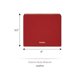 thumbnail image 5 of Billetera pequeña bifold Logan para mujer con RFID de Fossil, rojo granate, 5 of 5