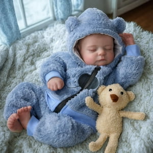 Muñeca Reborn Babeside Noah De 50 Cm Con Kit De Alimentación, Caja De Regalo Para Mayores De 3