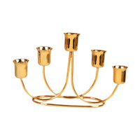 Bothyi - Candelabro De Hierro Decorativo Vintage Para Eventos Con Forma De Pilar