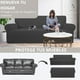 thumbnail image 4 of Funda Sillon Cubre Sofa Medida Ajustable 2 Cuerpos Anti Gatos Az, 4 of 9