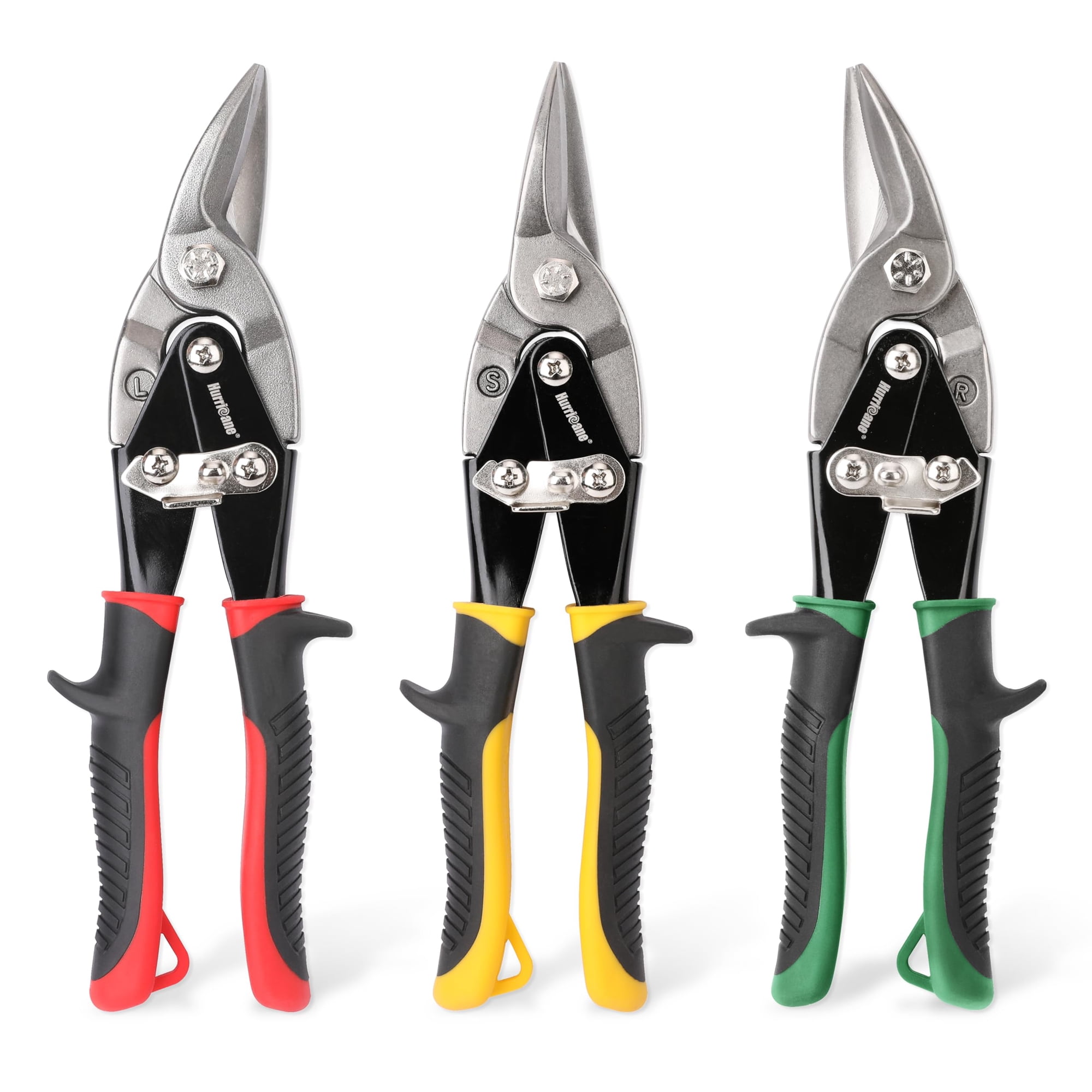 Juego De Tijeras De Aluminio Aviation Hurricane, 3 Piezas, Acero Cromado Y Vanadio