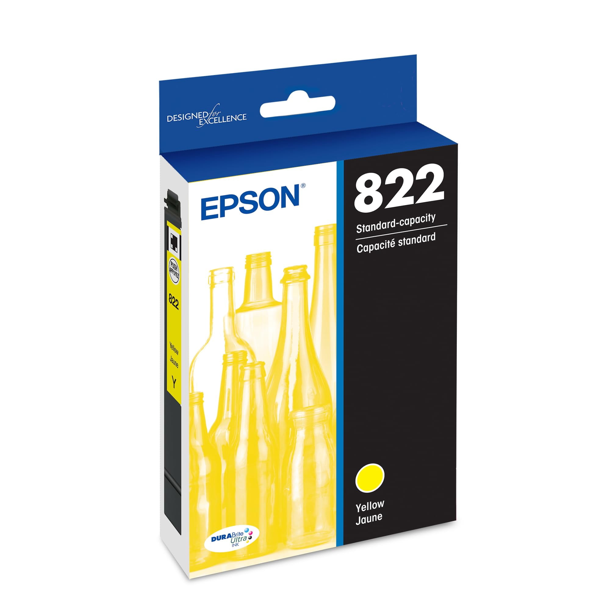 Cartucho De Tinta Epson 822 Durabrite Ultra Yellow T822420-s