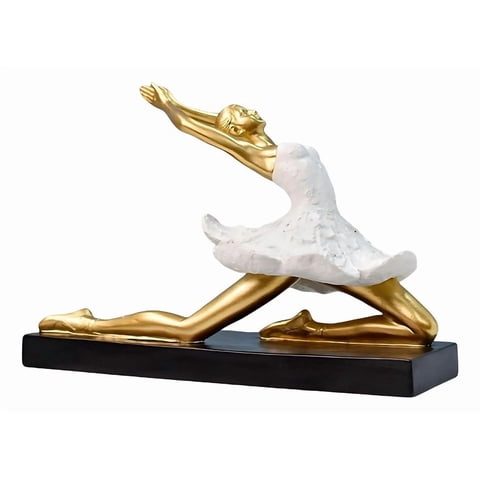 Genérico - Figura Decorativa Estatua Bailarina Ballet Adorno Hogar Jhn