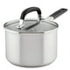 thumbnail image 1 of Cacerola KitchenAid de acero inoxidable de 2 litros con tapa y marcas de medición, 1 of 3