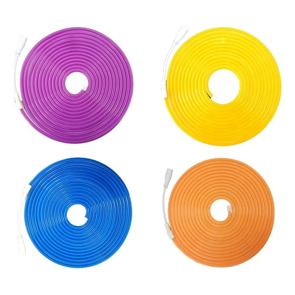 Cinta De Neón Impermeable Flexible Luces LED Colores 5m Jhn