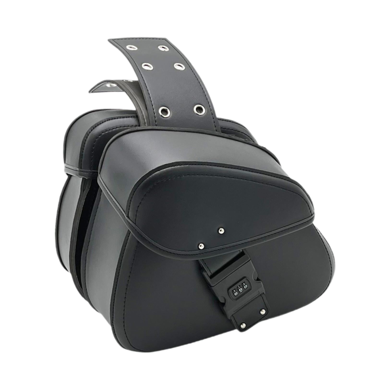 Ioensy - Bolsas De Silla De Monada De Motocicletas Bolsas Laterales De Moto Para Bolsas De Equipaje De Viaje Negros