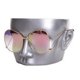 thumbnail image 5 of Anteojos Gafas de sol Gafas Artsy Holder Cabeza de maniquí Soporte de exhibición plateado, 5 of 5