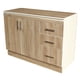 thumbnail image 1 of MUEBLE DE COCINA BASE 1200 MM ESTRUCTURA MELAMINA BLANCA FRENTE MELAMINA NODO, 1 of 6