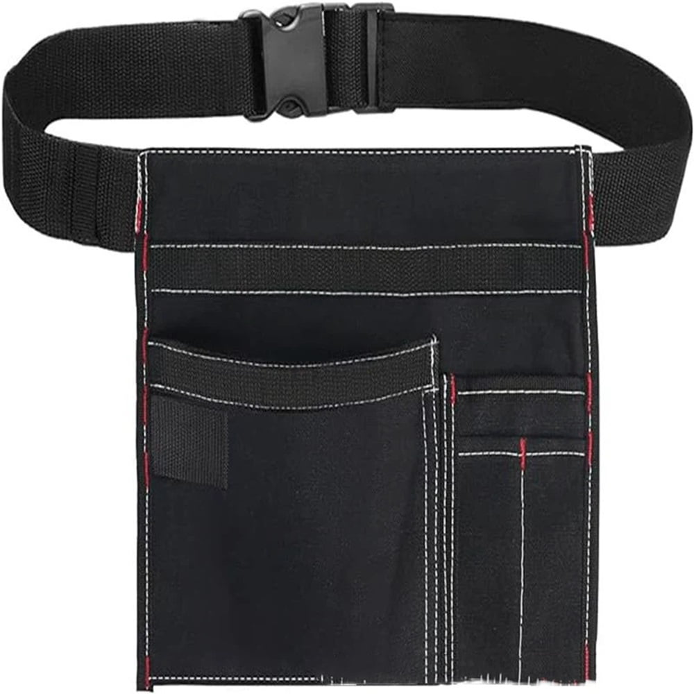 Xusx111 - Bolsa De Cinturón De Herramienta Lateral De 6 Bolsillos/delantal De Trabajo, Construcción De Lienzo Duradera, Cinturón Ajustable Para Ajuste