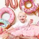 thumbnail image 2 of Sombrero de Cumpleaños LINGANA Donut 1/2 con Brillo Dorado, 2 of 9