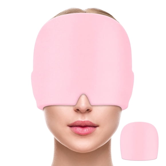 Gorra para aliviar la migraña Beyio All Around Gel, reutilizable, rosa