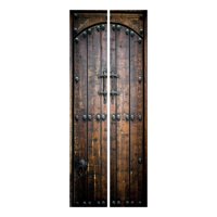 Magideal - 2 Uds Papel Tapiz Para Puerta Mural De Pared Diy Calcomanías Impermeable Auto Extraíble Para Dormitorio Oficina Dormitorio , Estilo J