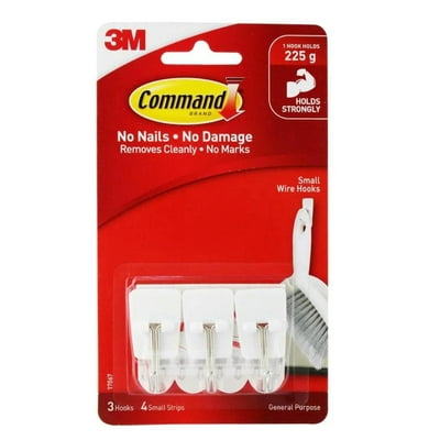 Ganchos Pequeños De Alambre Para Cocina 3 Unidades 1 Un 3M