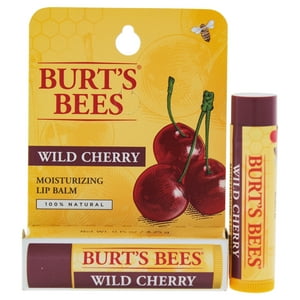 Burts Bees - Blíster De Bálsamo Labial Hidratante De Cereza Silvestre De Para Unisex - Bálsamo Labial De 0,15 Oz