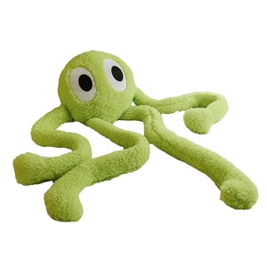 Magideal - Muñeco De Peluche De Pulpo Suave, Cojín Cómodo Con Relleno De Animal, Almohada De Felpa, Juguete Para Dormir, Regalos Para Niños, Almohada De Pulpo De Verde 1M