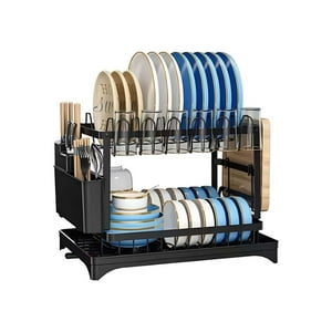 Teng Fei - Organizador Secaplatos Escurridor 2 Pisos Con Bandeja