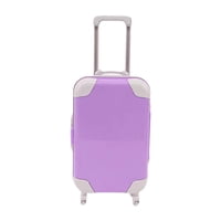 Bothyi - Linda Maleta Para Muñecas, Equipaje De Viaje Para Muñecas De 18 Pulgadas, Juego De Juguetes Para Niños, Color Morado