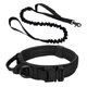 thumbnail image 1 of Conjunto De Cuello Para Perros Y Correa Colar Para Perros Militares Pesados Con Manija Y Hebilla De Metal Para Perros Medianos Y Grandes (negro L), 1 of 3