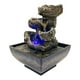 thumbnail image 2 of Fuente De Agua De Escritorio Cascada Resina Artesanía Agua Corriente Para Decoración De Jardín Estilo B, 2 of 3