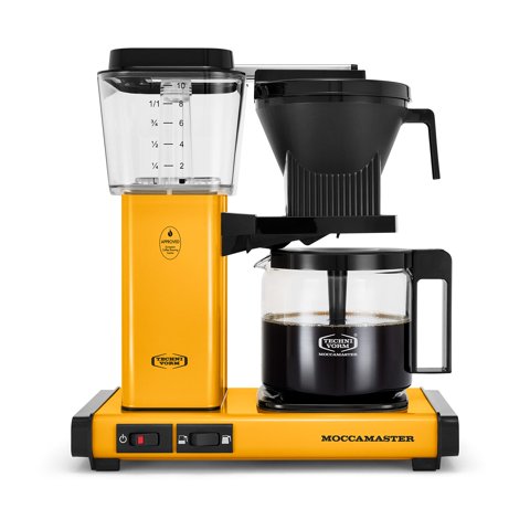 Cafetera Technivorm Moccamaster 53942 Kbv, 10 Tazas, Color Amarillo