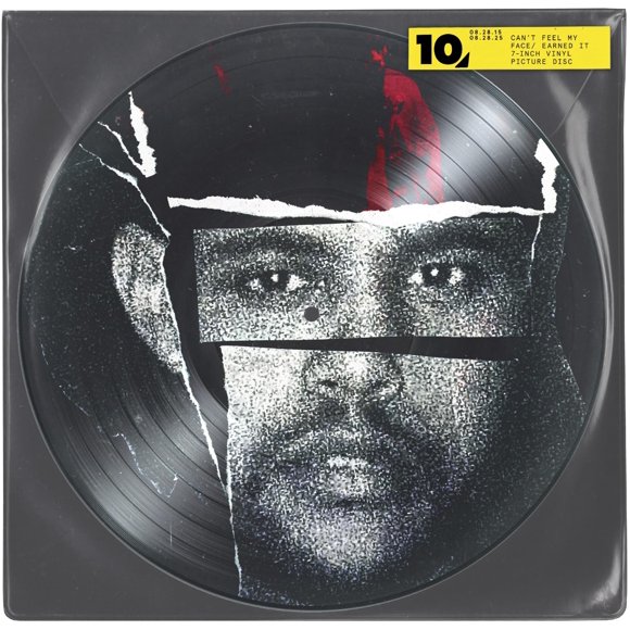 Sencillo de vinilo Republic Records – "Can't Feel My Face" / "Earned It"
