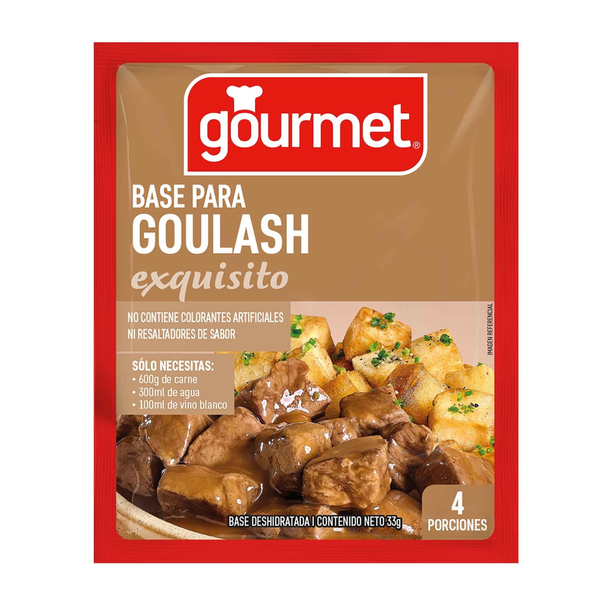 Base Para Goulash Deshidratada 33 g Gourmet