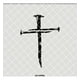 thumbnail image 1 of Sticker Cruz De Clavos Inri Fé Alabanza Dios Iglesia Auto, 1 of 2