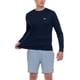 thumbnail image 5 of Camiseta de natación de manga larga Rash Guard Reebok para hombre, UPF 50+, azul, 5 of 7