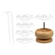 thumbnail image 4 of Bead Spinner Bowl Bead Stringer Bead Bowls Kit Para Arcilla Beads Art Crafts DIY Big Eye Needle, 4 of 5