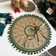 thumbnail image 1 of XmhyTop Juego de 6 Manteletes Redondos Artesanales Bohemio， Fibra de Yute Natural, Colores Negro y Natural, 38 cm, Estilo C, Verde D, 1 of 5