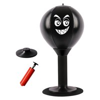 Ioensy - Saco De Boxeo De Escritorio Gag Gifts Cansancio Buster Relief Para El Ejercicio De Boxeo Kids Black