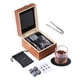 thumbnail image 2 of Juego de piedras para vaso de whisky con pinzas, regalo único para novio, hermano, esposo, cumpleaños y aniversario., 2 of 8