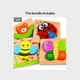 thumbnail image 1 of Thicken Wooden Animal And Vehicle Puzzles For Toddlers 1 2 3 Years Old, Boys And Girls Educational Toys Gift, Bright Vibrant Color Shapes, 1 of 3
