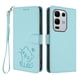 thumbnail image 1 of Funda de Gato tipo Libro para Infinix Note 50S, Verde Claro, 1 of 6