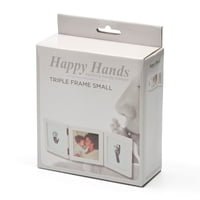 Marco Triple Huellas Bebé Happy Hands