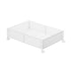 thumbnail image 4 of Almacenamiento Debajo De La Cama Contenedor De Almacenamiento Debajo De La Cama Con Ruedas Para Zapatos Juguetes Blanco, 4 of 5