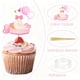 thumbnail image 2 of Decoración para cupcakes, color rosa con forma de ganso, 24 unidades, decoración de cumpleaños para, 2 of 5