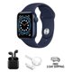 thumbnail image 1 of Reloj Inteligente Smartwatch Reacondicionado Apple Watch Series 6 40mm A2291 GPS Azul con Audífonos, 1 of 3