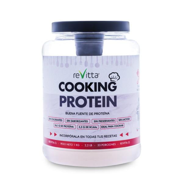 Revitta Wellness - Proteina Para Cocinar Whey Cooking Protein 1,28 Kgs. Sabor Natural