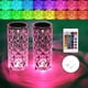 thumbnail image 1 of Lámpara de mesa BGFHome RGB Rosa Cristal 16 colores táctil con control remoto, 1 of 6