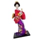 thumbnail image 4 of Figuras en Miniatura de Muñeca Geisha Japonesa de 30 Cm, Estatua de Niña, Escultura de Figura Coleccionable de Geisha Asiática para Escritorio, Dormit , Rojo purpura, 4 of 5