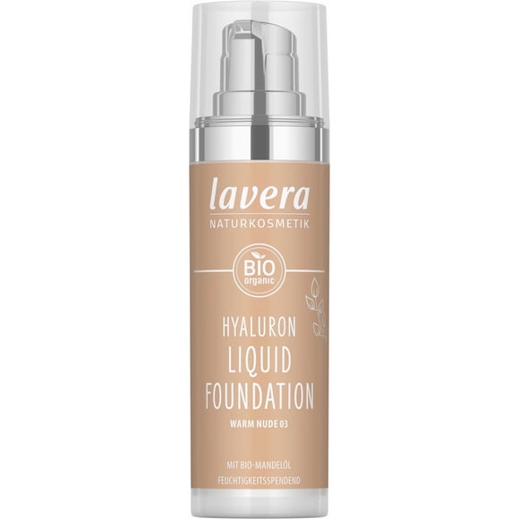 Base de maquillaje líquida lavera Warm Nude Hyaluron 30 ml