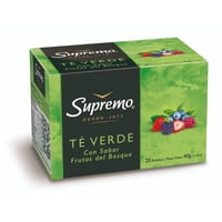 Té Verde Frutos Del Bosque Caja 40 G Supremo