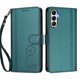 thumbnail image 3 of Funda Cartera Trébol para Samsung Galaxy A35 5G con Ranuras Tarjetas y Carga Inalámbrica Verde oscuro, 3 of 6
