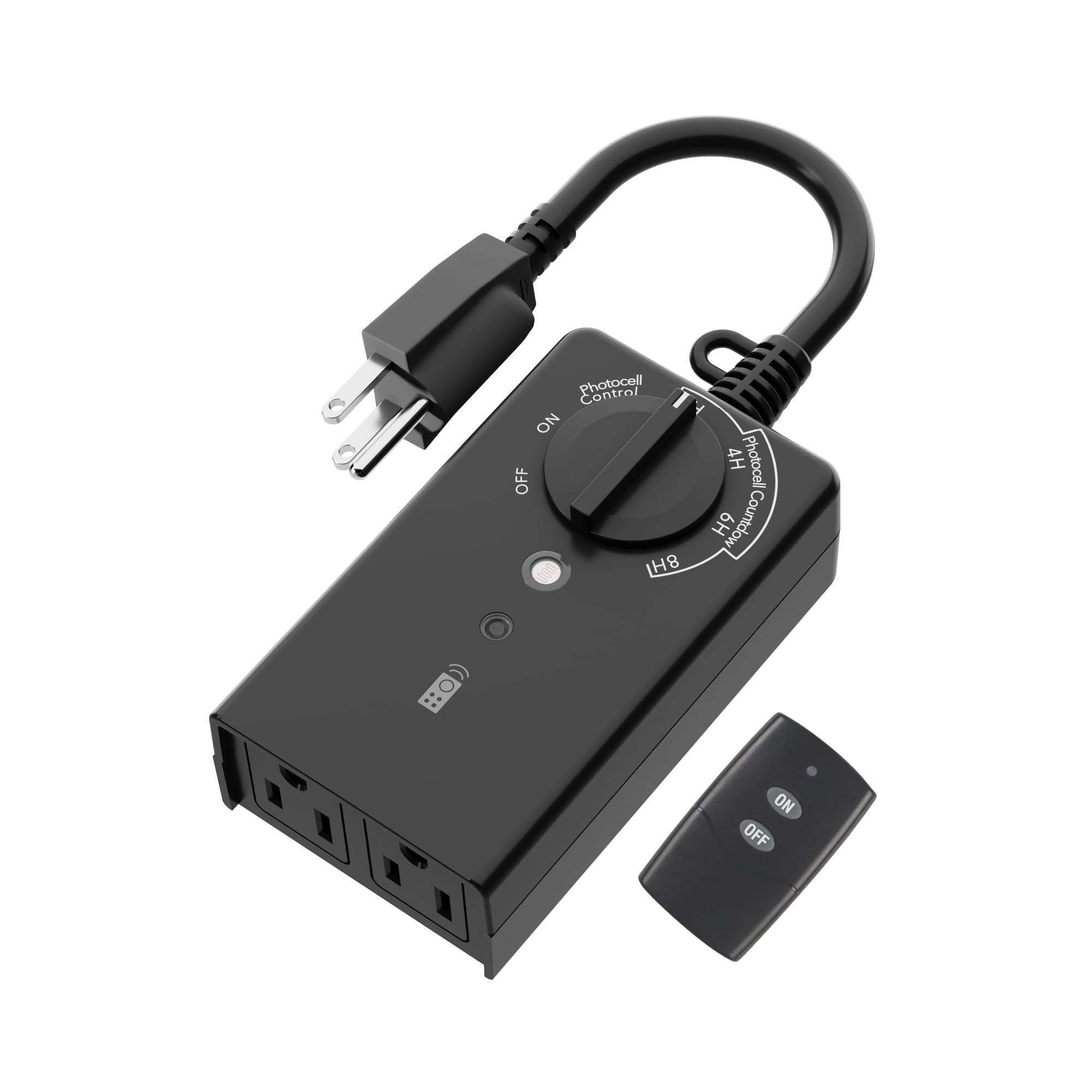 Temporizador De Luz Exterior Bn-link, Resistente Al Agua, 15 A, Con Mando A Distancia