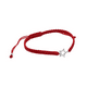 thumbnail image 3 of Pulsera De Macramé Roja Con Figura De Plata Estrella, 3 of 3