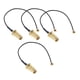 thumbnail image 2 of 4 Piezas Antena WiFi Cable Pigtail IPX A SMA Coaxial Negro 10cm, 2 of 5